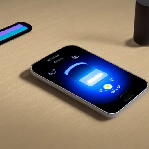 Image similar to Samsung SmartThings, concept art, designed by Apple Inc and Joongwon Jeong, studio ambient lighting