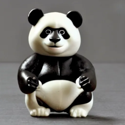 Image similar to panda as a 1 9 8 0 s kenner action figure