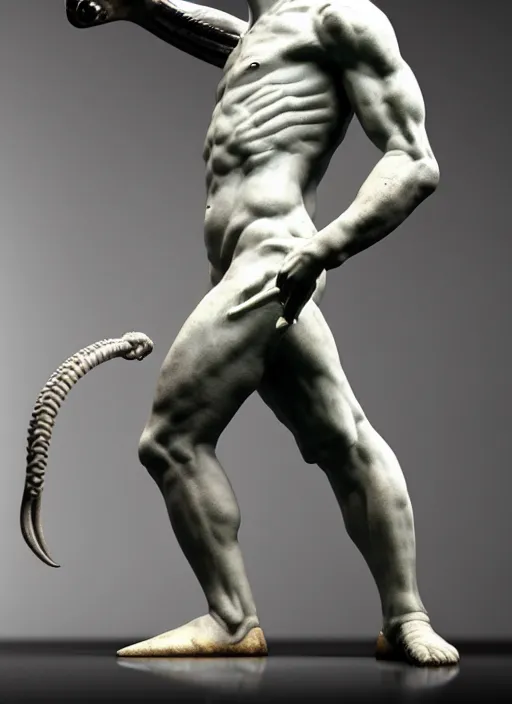Prompt: a photorealistic roman statue of a white xenomorph style of Michelangelo, soft lighting, unreal engine, cinematic, Hd 35mm photography