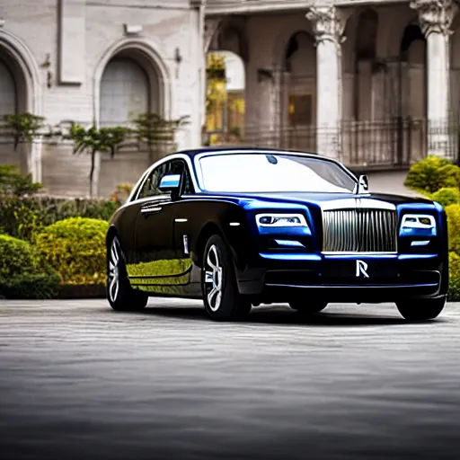 Prompt: rolls royce pull up, black boy hop out