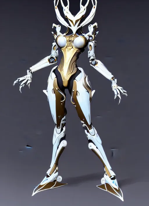 Prompt: extremely detailed goddess shot, front shot, low shot, of a beautiful saryn warframe, that's a giant beautiful stunning anthropomorphic robot female dragon with metal cat ears, posing elegantly, detailed sharp robot dragon paws for feet, thick smooth warframe legs, streamlined white armor, long elegant tail, two arms, two legs, long tail, detailed warframe fanart, destiny fanart, high quality digital art, giantess art, furry art, 3D realistic, warframe art, Destiny art, furaffinity, DeviantArt, artstation, 8k HD, octane render