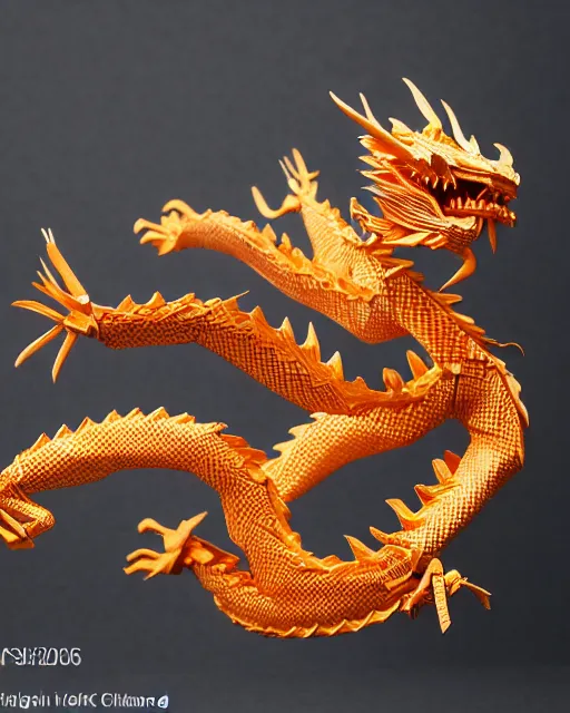 3D Dragon Graphic with Intense Realism · Creative Fabrica