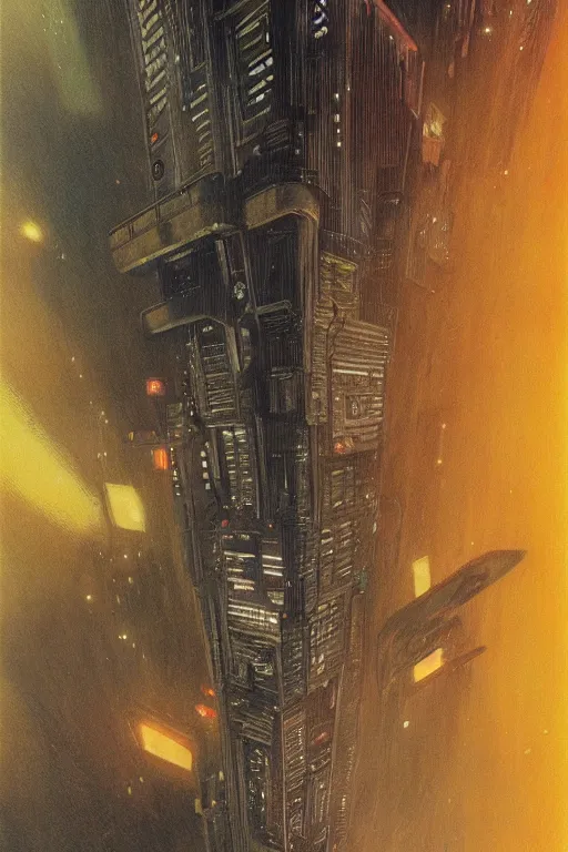 Blade Runner. Concept Art By James Gurney And Mœbius. 