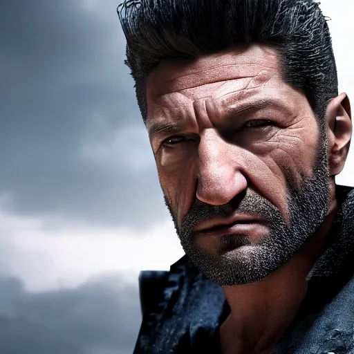 Image similar to Joe bernthal as wolverine 4K quality Super Realistic