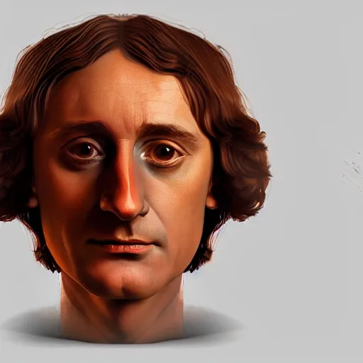 Image similar to isaac newton's face in nutella, hyperdetailed, artstation, cgsociety, 8 k