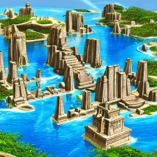Image similar to lost city of atlantis