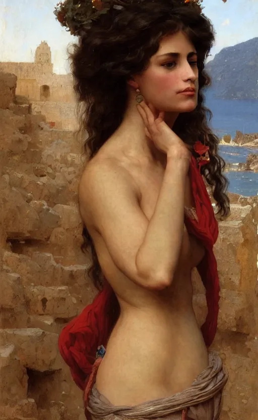 Prompt: sicilian woman, traditional corsican, intricate, highly detailed, artstation, illustration, jurgens, rutkowski, bouguereau, ferry, lipking