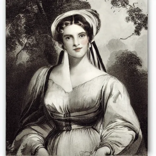 Image similar to a woman by joseph maclise