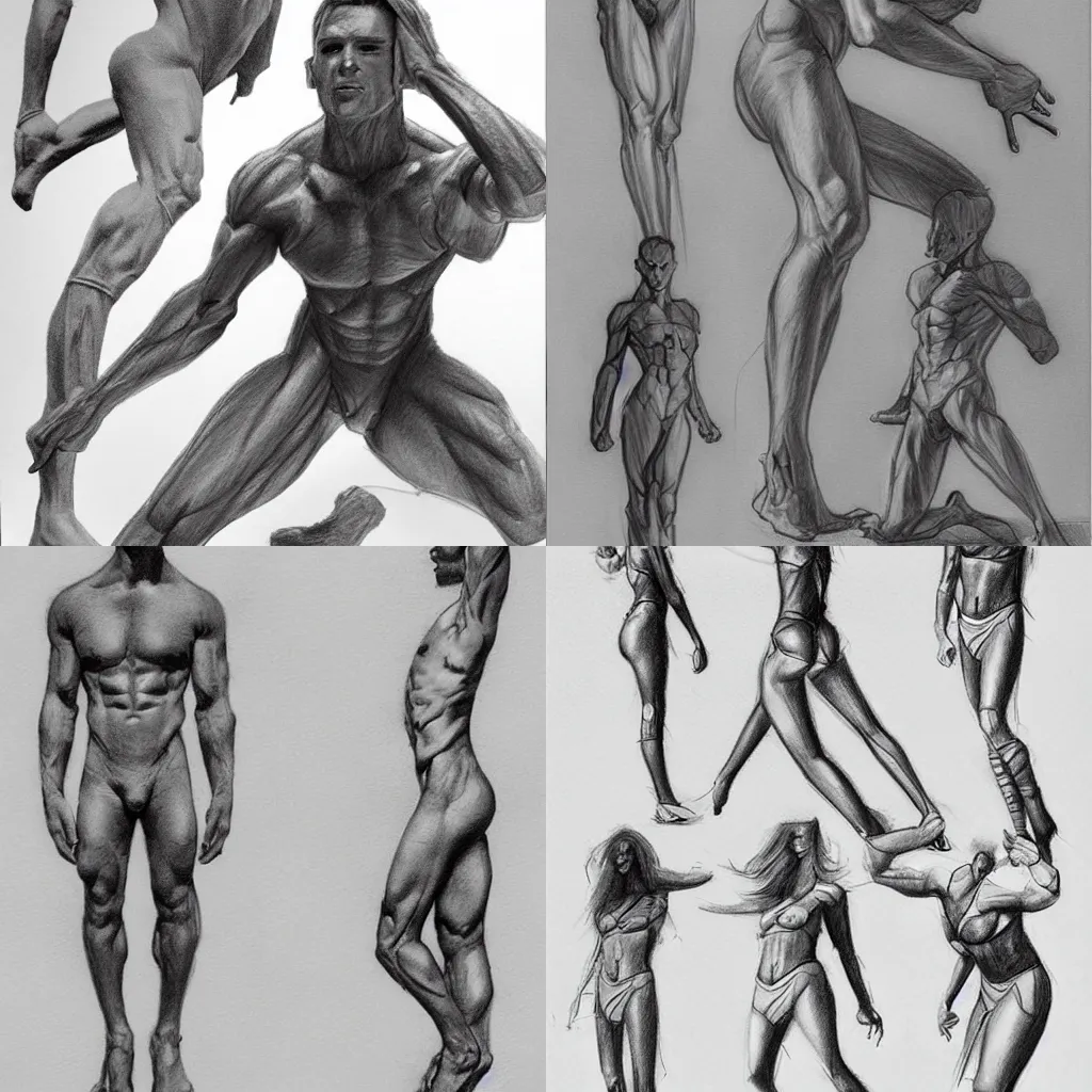 My warm-ups are currently action poses. 7 minutes each in real-time. :  r/ProCreate