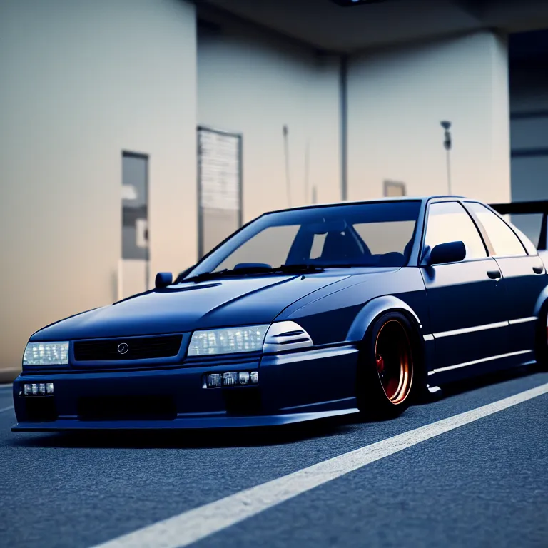 Prompt: a car jzx 1 0 0 drift, detailed - wheels, gunma prefecture, cinematic lighting, photorealistic, night photography, octane render