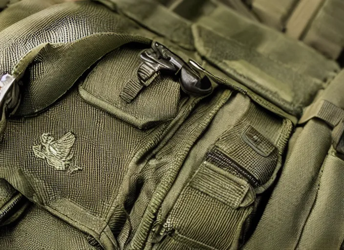 Image similar to military backpack close up