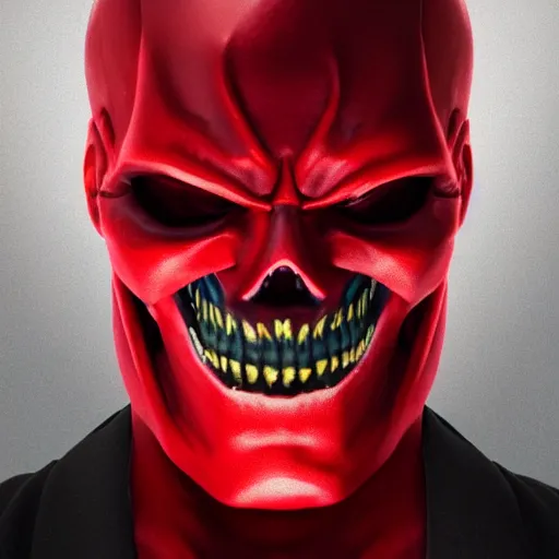 Prompt: extremely hyperrealistic dslr still of ceo drew marsh disguised as villain red skull, stunning 8 k octane comprehensive 3 d render, inspired by istvan sandorfi & greg rutkowski & unreal engine, perfect facial symmetry, dim volumetric cinematic lighting, extremely hyper - detailed, extremely lifelike attributes & lifelike texture, intricate attributes, masterpiece, artstation, stunning