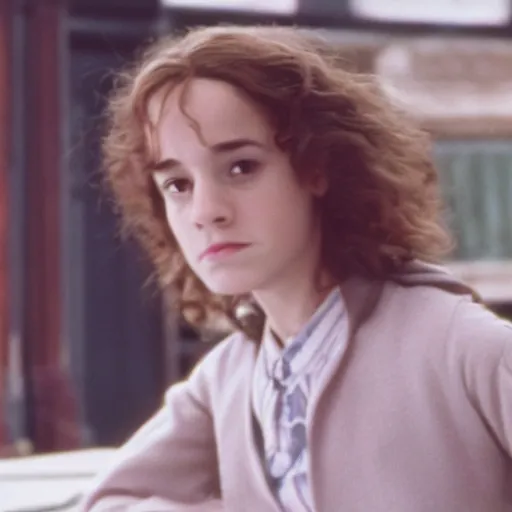 Image similar to 30mm film still of Hermione Granger.