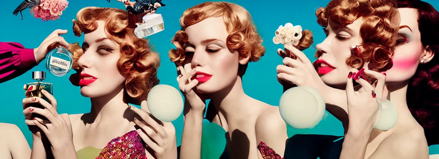 Image similar to fragrance advertising campaign by alex prager detailed, intricate