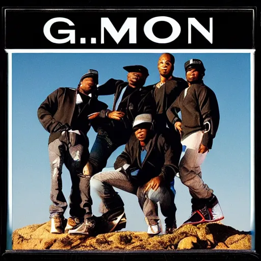 Image similar to g unit album cover with children