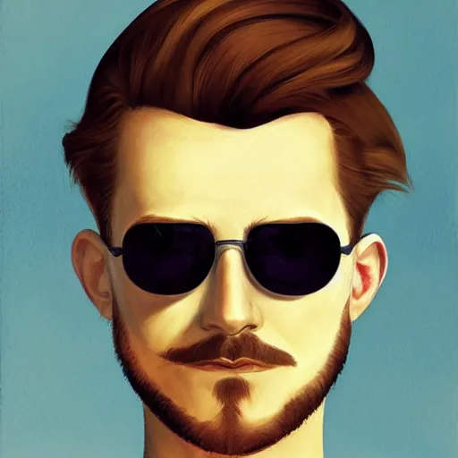 front portrait of duke leto atreides, avatar photo, Stable Diffusion