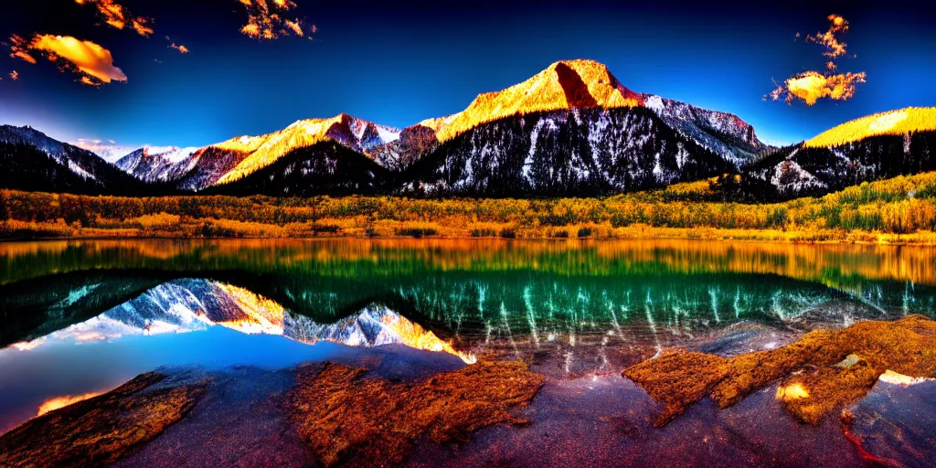 Image similar to 4 k award winning stunning photography of colorado mountains