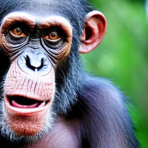 Prompt: ron howard as a chimpanzee, photorealistic