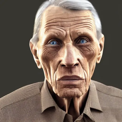 Image similar to A colored colorized real photograph of Jerma985 as an elderly guy, taken in the early 2020s, taken on a 2010s Camera, realistic, hyperrealistic, very realistic, very very realistic, highly detailed, very detailed, extremely detailed, detailed, digital art, trending on artstation, headshot and bodyshot, detailed face, very detailed face, very detailed face, real, real world, in real life, realism, HD Quality, 8k resolution, intricate details, colorized photograph, colorized photon, body and headshot, body and head in view