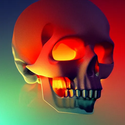 Prompt: tiny crystal skull, by charlie bowater, isometric, chroma colors, electroluminescent wire lighting, 8 k, polygon, paradox, screen space global illumination, volumetric light, transparent, liquid crystal, ray tracing reflections, concept art, isometric game art