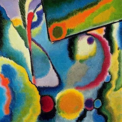 Image similar to Award Winning 85mm Photo of Mirror Illusion Scene in garden of Gethsemene by Kandinsky , abstract lighting