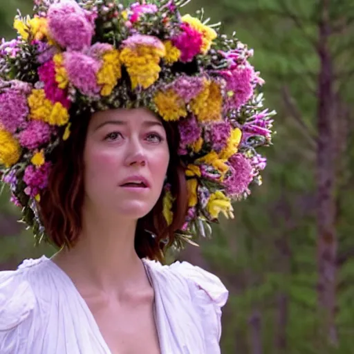 Image similar to film still of mary elizabeth winstead in midsommar 2 ( 2 0 2 4 )