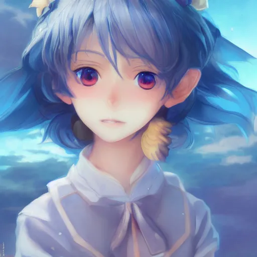 Prompt: an anime portrait of cirno by stanley artgerm lau wlop rossdraws james jean andrei riabovitchev marc _ simonetti and sakimichan tranding on artstation