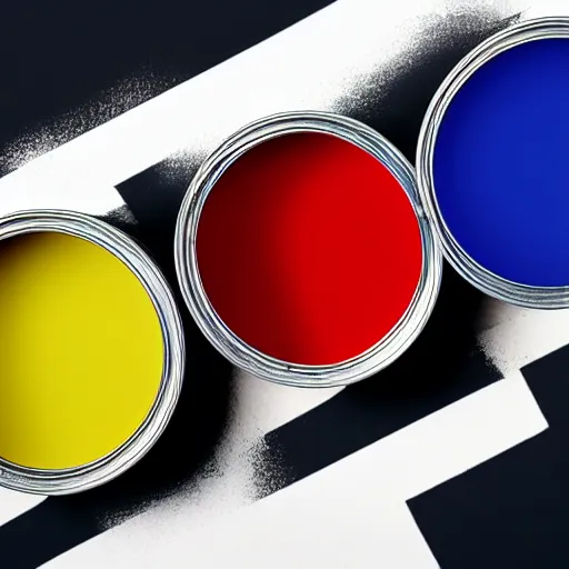 Image similar to can of paint, minimal, modern