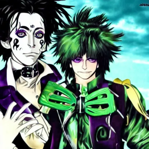 Image similar to edward scissorhands in jojo bizarre adventure