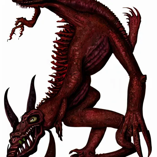 Image similar to big butcher anthropomorphic male lizardfolk posing scarily, scary angry pose, covered in blood, fresh kill, cleaver, in a cave, earie setting, lovecraft eldritch horror, hyperdetailed, furaffinity, anthro art