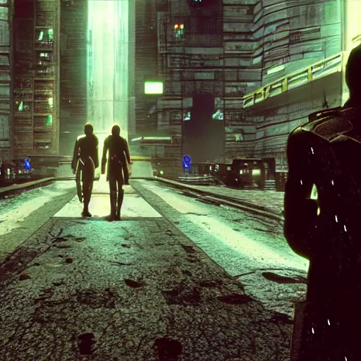 scene from the matrix movie, dystopia, unreal engine, | Stable ...