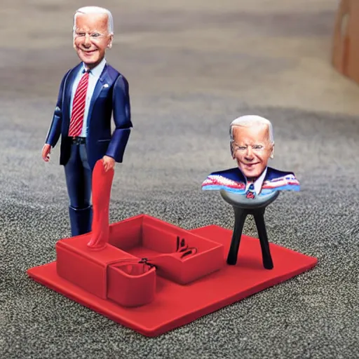 Image similar to sleepy joe biden action figure playset
