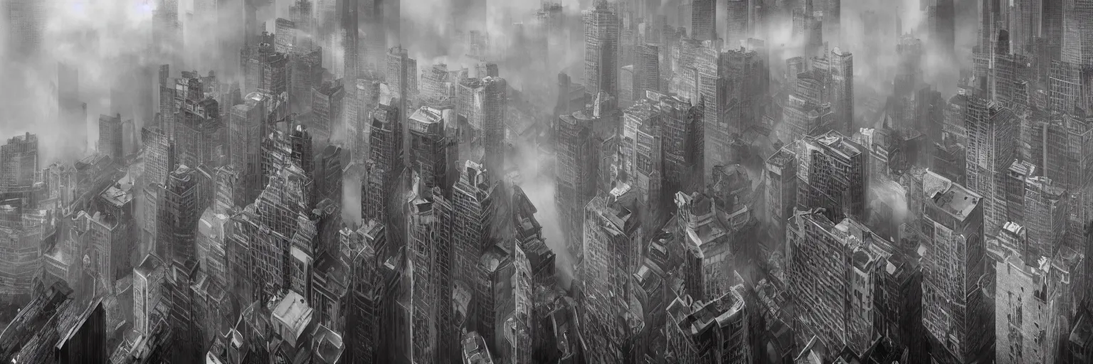 Image similar to Captured in the flow of time. Brutalism architecture. The city as network. Metropolis. Mist. Highly detailed. Sense of awe. Photoreal. In the style of Magnum photography. Monochrome