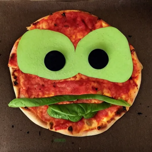 Image similar to goblin pizza