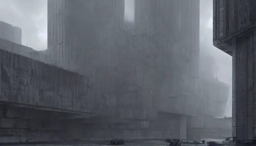 Image similar to big height brutalist imperial military base, drawing architecture, ultra very long shot, top angle, imperial architecture in rogue one, pritzker architecture prize, brutalism architecture, jan urschel, greig fraser