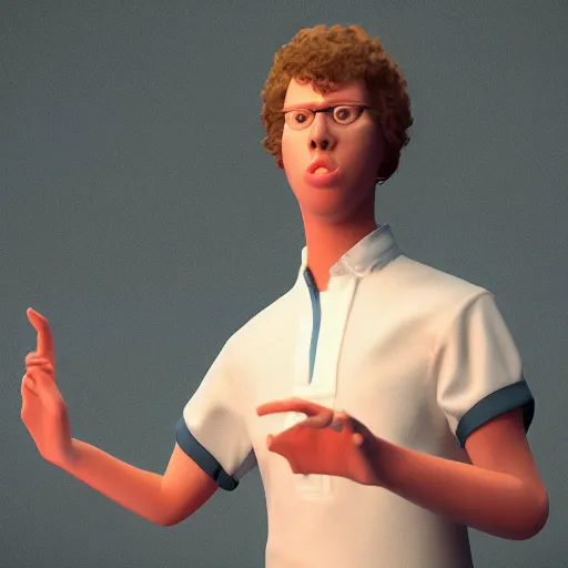 Image similar to napoleon dynamite playing with dynamite 3 d studiomax, maya 3 d, unrealengine, 4 k, 8 k,