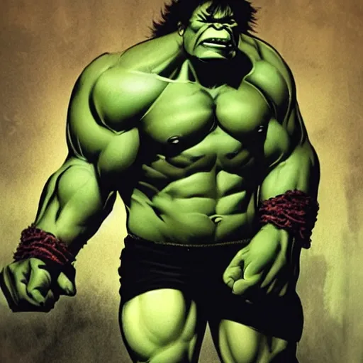 Image similar to the hulk in the backrooms