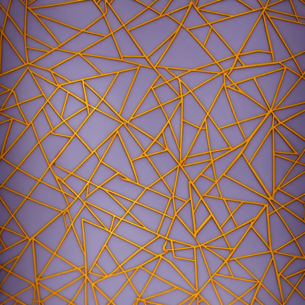 Prompt: a single close up photo - real delicate ceramic porcelain sculpture of an ornate abstract geometric figures detailed in front of an intricate background by mondrian, backlit lighting, subsurface scattering, translucent, thin porcelain, octane renderer, colorful, physically based rendering,