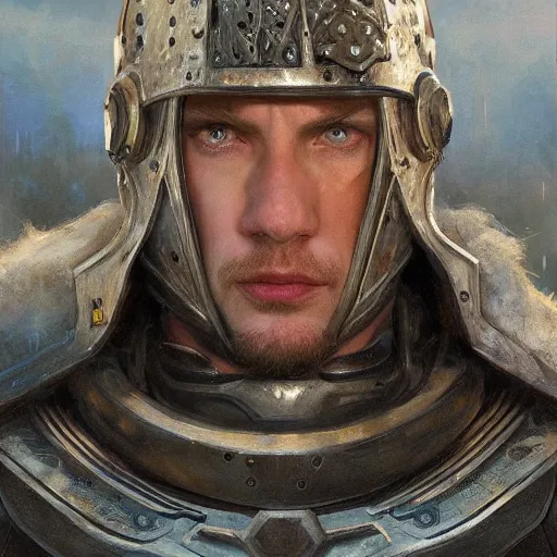 Prompt: cato as a realistic fantasy knight, closeup portrait art by donato giancola and greg rutkowski, digital art, trending on artstation, symmetry!!