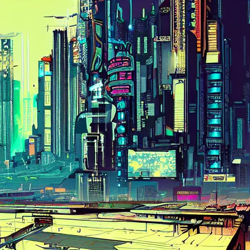 Image similar to cyberpunk city beksinki art style