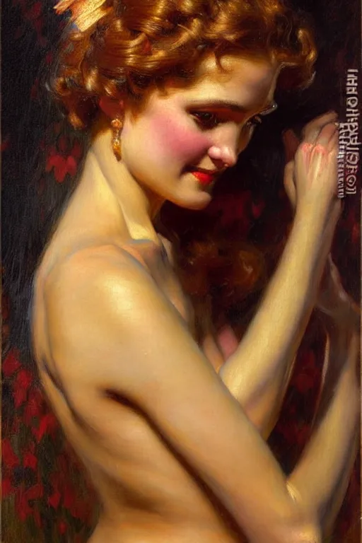 Image similar to highly detailed painting by gaston bussiere, j. c. leyendecker 8 k