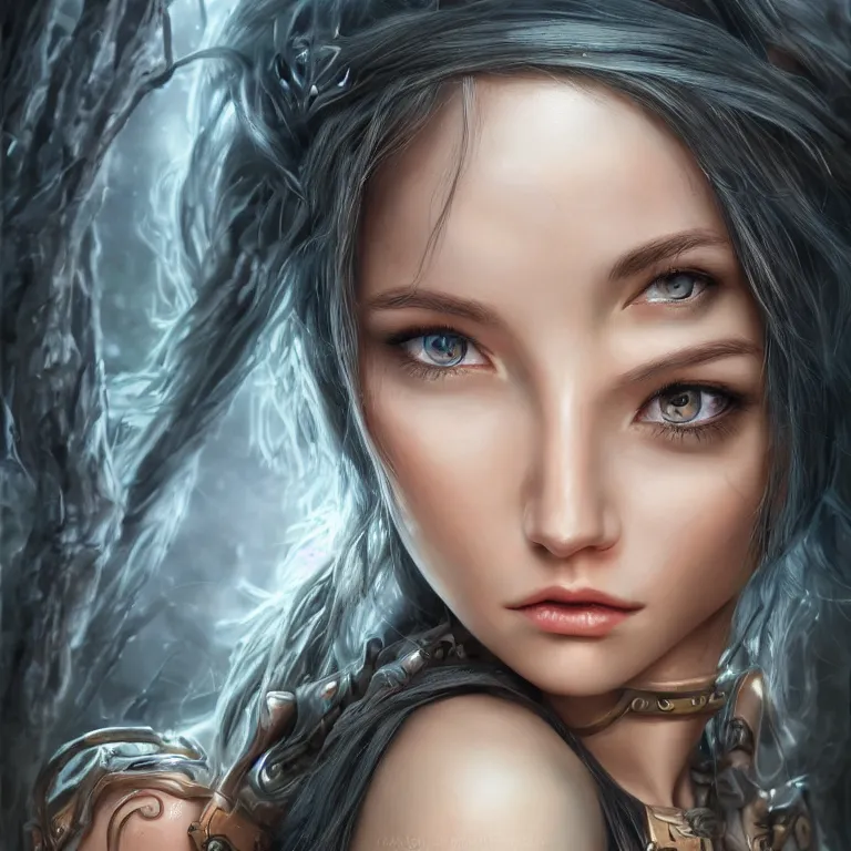 Prompt: award - winning extremely detailed fantasy art of a cute female, photo realistic, 4 k