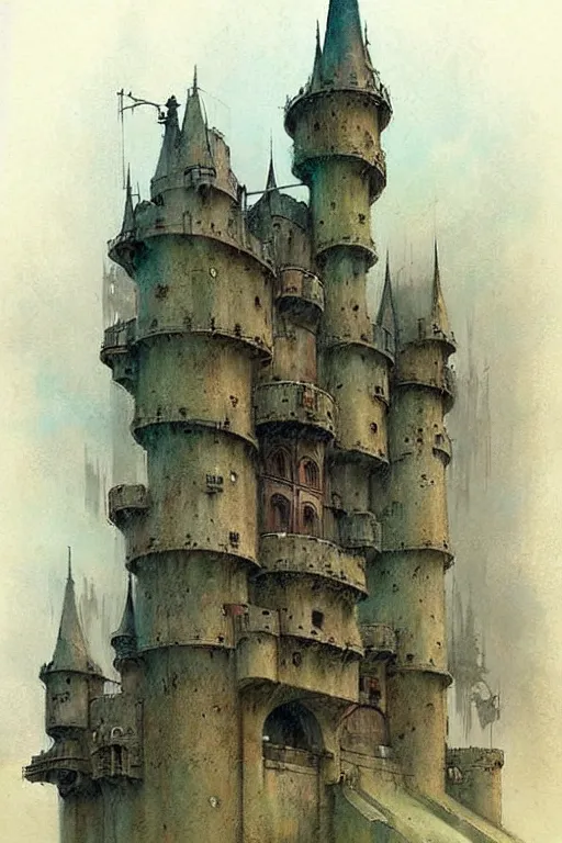 Image similar to ( ( ( ( ( 1 9 5 0 s techno castle. muted colors. ) ) ) ) ) by jean - baptiste monge!!!!!!!!!!!!!!!!!!!!!!!!!!!!!!