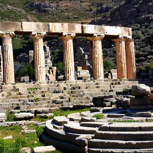 Prompt: the oracle in delphi