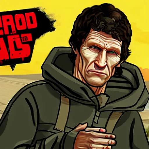 Prompt: todd Howard in GTA San Andreas style game