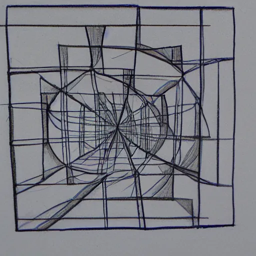 Image similar to a recursive drawing