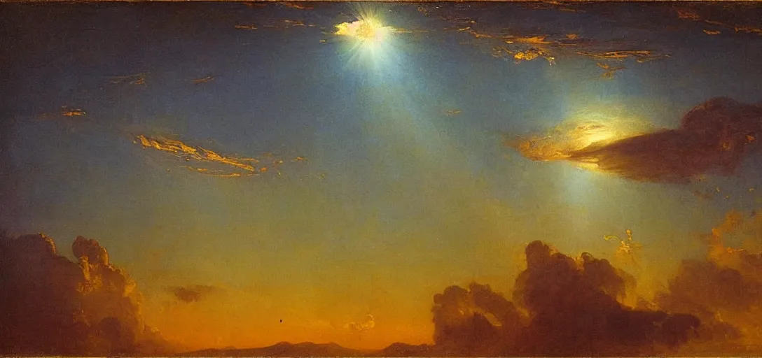 Image similar to Space Dreams in the Sky by Frederic Edwin Church