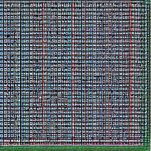 Image similar to thousands of mbg aligned in a grid, isometric, 8 k resolution