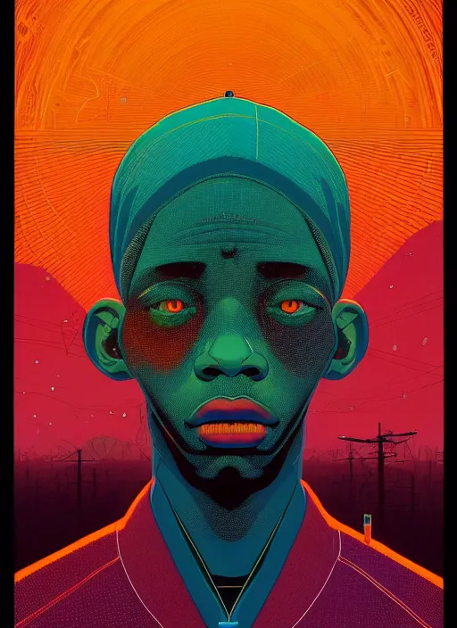 Prompt: symmetry!! stunning portrait of big h grime mc, meridian bloodline, uk grime, by victo ngai, kilian eng vibrant colors, dynamic lighting, digital art, winning award masterpiece, fantastically beautiful, illustration, aestheticly inspired by beksinski and dan mumford, upscale with simon stalenhag work, artstation, 8 k