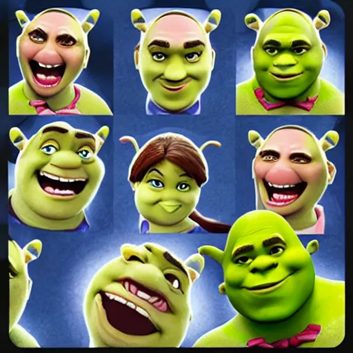 Prompt: shrek as an emoji